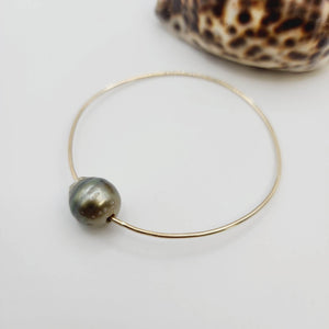 READY TO SHIP Civa Fiji Saltwater Pearl Bangle - 14k Gold Fill FJD$ - Adorn Pacific - All Products