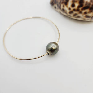 READY TO SHIP Civa Fiji Saltwater Pearl Bangle - 14k Gold Fill FJD$ - Adorn Pacific - All Products