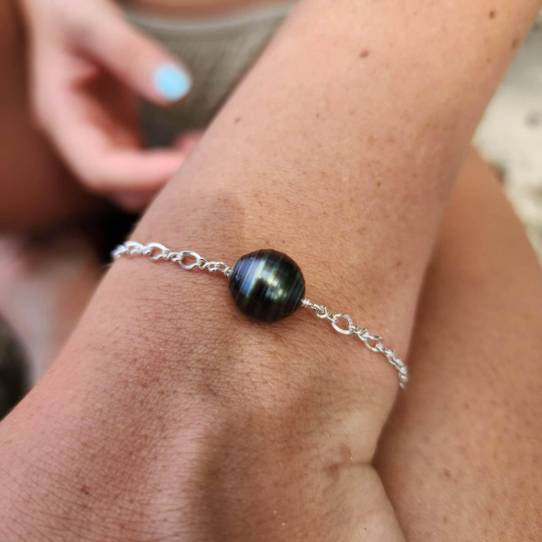 READY TO SHIP Civa Fiji Saltwater Pearl Bracelet - 925 Sterling Silver FJD$ - Adorn Pacific - All Products