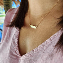 Load image into Gallery viewer, CUSTOM ENGRAVED - Personalized Bar Necklace - 14k Gold Fill FJD$ - Adorn Pacific - Necklaces
