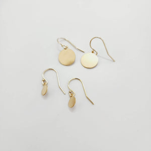 CUSTOM ENGRAVABLE Drop Earrings -  14k Gold Fill FJD$ - Adorn Pacific - Earrings