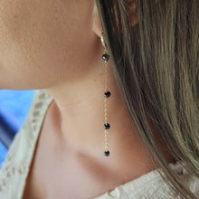 Load image into Gallery viewer, READY TO SHIP Freshwater Pearl Huggie Drop Earrings - 14k Gold Fill FJD$
