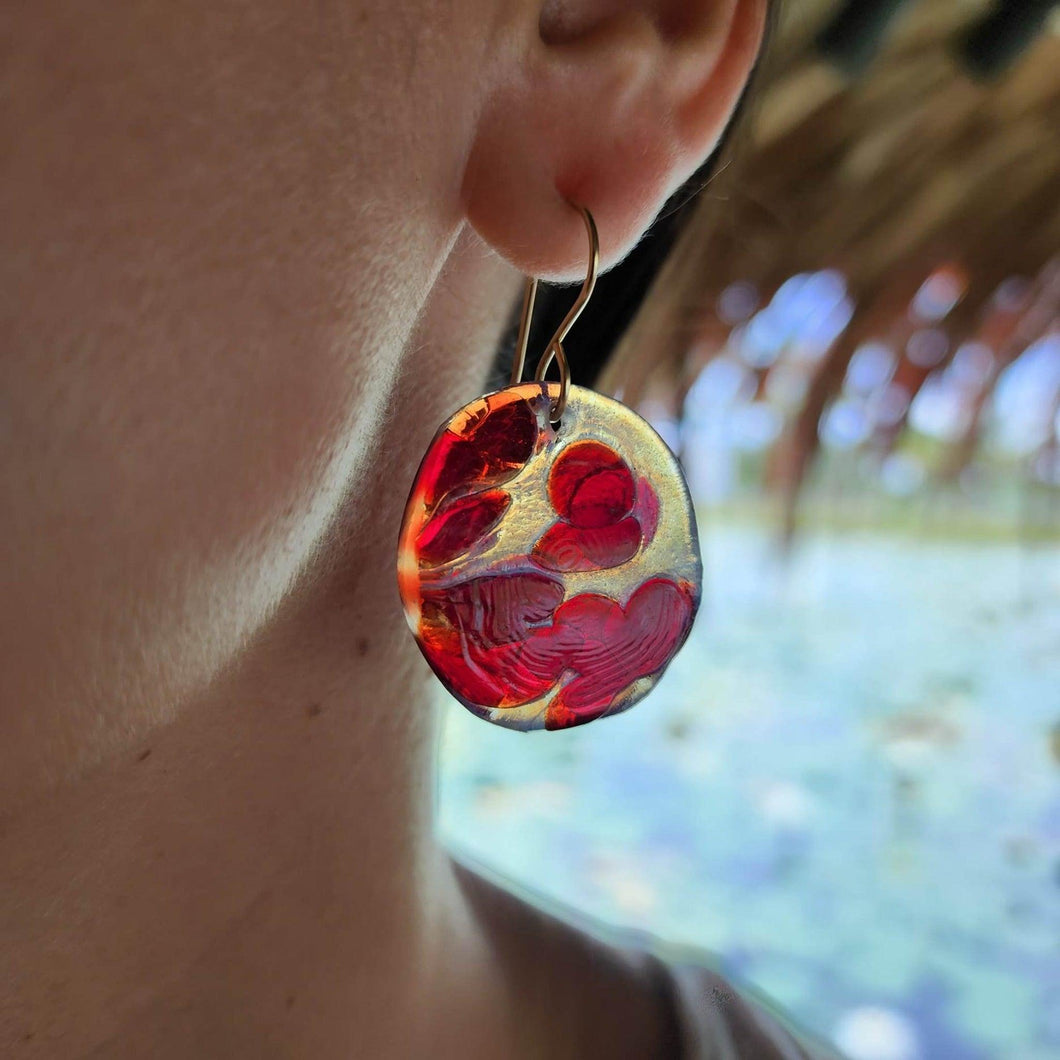 READY TO SHIP Adorn Pacific x Hot Glass Earrings 14k Gold Filled - FJD$ - Adorn Pacific - Earrings