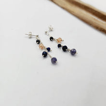 Load image into Gallery viewer, READY TO SHIP - Glass Bead Drop Stud Earrings - 925 Sterling Silver FJD$ - Adorn Pacific - Earrings
