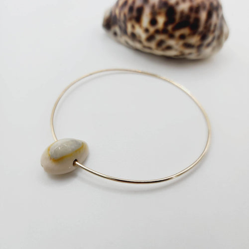 READY TO SHIP Fiji Shell Bangle - 14k Gold Fill FJD$ - Adorn Pacific - All Products