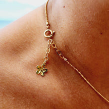 Load image into Gallery viewer, READY TO SHIP Adorn Pacific x Hot Glass Frangipani Charm Necklace - 14k Gold Fill l FJD$ - Adorn Pacific - Necklaces
