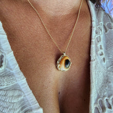 Load image into Gallery viewer, READY TO SHIP Cast Cats eye Shell Necklace - Solid 9k Gold FJD$
