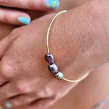 Load image into Gallery viewer, READY TO SHIP Freshwater Pearl Bangle - 14k Gold Fill FJD$ - Adorn Pacific - All Products
