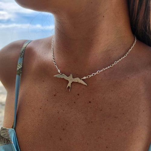 READY TO SHIP Frigate Bird Necklace - 925 Sterling Silver FJD$ - Adorn Pacific - All Products