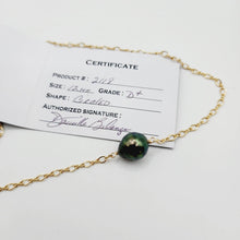 Load image into Gallery viewer, READY TO SHIP Civa Fiji Pearl Gold Necklace with Grade Certificate #2118 -FJD$ - Adorn Pacific - All Products
