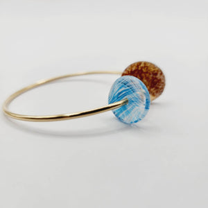 READY TO SHIP Adorn Pacific x Hot Glass Bangle - 14k Gold Fill FJD$ - Adorn Pacific - Bracelets