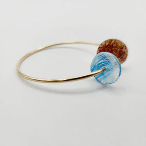 READY TO SHIP Adorn Pacific x Hot Glass Bangle - 14k Gold Fill FJD$ - Adorn Pacific - Bracelets