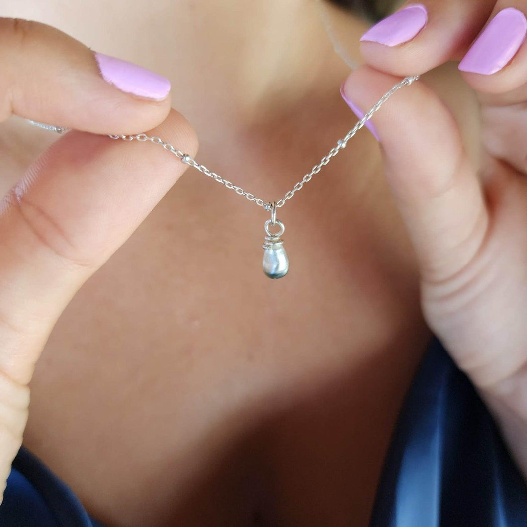 READY TO SHIP - Keshi Pearl Necklace - 925 Sterling Silver FJD$ - Adorn Pacific - Necklaces