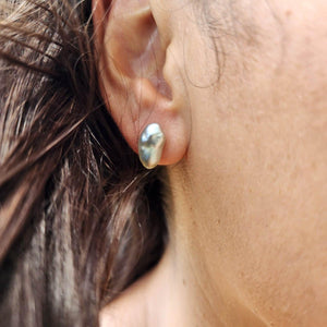 READY TO SHIP - Fiji Keshi Pearl Stud Earrings - 925 Sterling Silver FJD$ - Adorn Pacific - Earrings