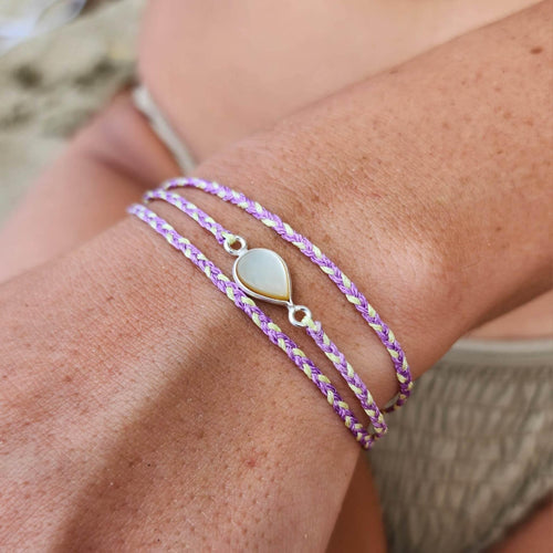 READY TO SHIP Mother of Pearl Woven Bracelet - FJD$ - Adorn Pacific - All Products