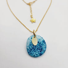 Load image into Gallery viewer, READY TO SHIP Adorn Pacific x Hot Glass Frangipani Charm Necklace - 14k Gold Fill l FJD$ - Adorn Pacific - Necklaces
