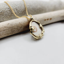 Load image into Gallery viewer, READY TO SHIP Cast Cats eye Shell Necklace - Solid 9k Gold FJD$
