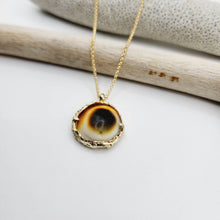 Load image into Gallery viewer, READY TO SHIP Cast Cats eye Shell Necklace - Solid 9k Gold FJD$
