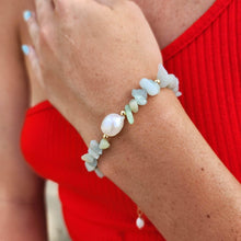 Load image into Gallery viewer, READY TO SHIP Freshwater Pearl &amp; Natural Stone Bracelet - FJD$ - Adorn Pacific - All Products
