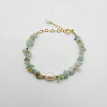 Load image into Gallery viewer, READY TO SHIP Freshwater Pearl &amp; Natural Stone Bracelet - FJD$ - Adorn Pacific - All Products
