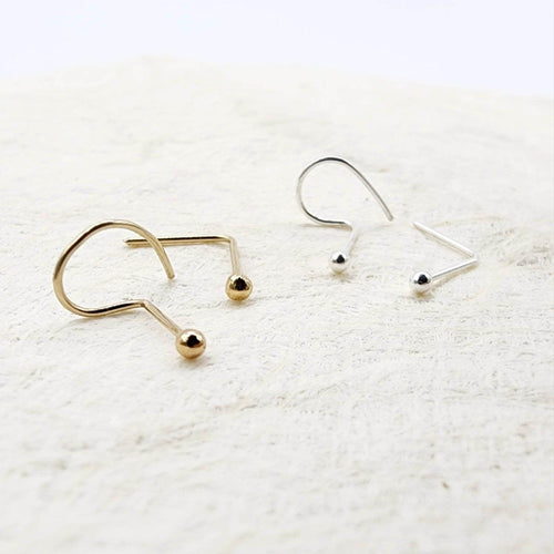 READY TO SHIP Nose Studs - 925 Sterling Silver or 14k Gold Fill FJD$ - Adorn Pacific - All Products