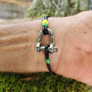 READY TO SHIP Unisex Stainless Steel, Copper and Nylon Bracelet FJD$ - Adorn Pacific - All Products