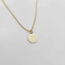 Load image into Gallery viewer, CUSTOM ENGRAVABLE Paw Print (Outline) Charm Necklace  - 14k Gold Fill FJD$ - Adorn Pacific - Necklaces
