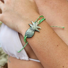Load image into Gallery viewer, READY TO SHIP Mother of Pearl Pineapple Woven Bracelet - FJD$ - Adorn Pacific - All Products
