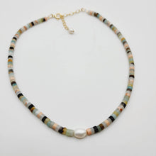 Load image into Gallery viewer, READY TO SHIP Polymer Bead &amp; Freshwater Pearl Choker Necklace - 14k Gold Fill FJD$ - Adorn Pacific - Earrings
