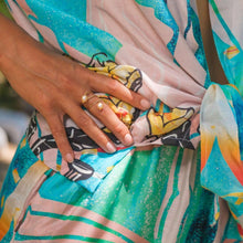 Load image into Gallery viewer, READY TO SHIP - Freshwater Pearl Twist Layer Ring - 14k Gold Fill FJD$ - Adorn Pacific - Rings
