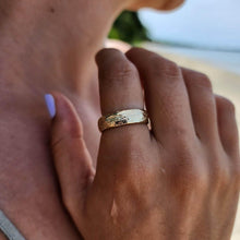 Load image into Gallery viewer, READY TO SHIP - Unisex Wide Band Ring - 9k Solid Gold FJD$ - Adorn Pacific - Rings
