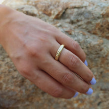 Load image into Gallery viewer, READY TO SHIP - Unisex Free Flow Ring - 9k Solid Gold FJD$ - Adorn Pacific - Rings
