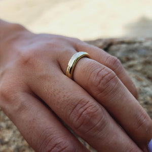 READY TO SHIP - Unisex Free Flow Ring - 9k Solid Gold FJD$ - Adorn Pacific - Rings