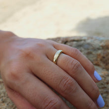 Load image into Gallery viewer, READY TO SHIP - Unisex Free Flow Ring - 9k Solid Gold FJD$ - Adorn Pacific - Rings
