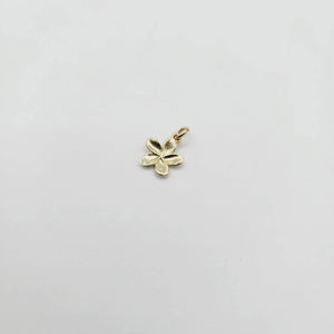 READY TO SHIP Frangipani Charm - 9k Solid Gold FJD$ - Adorn Pacific - Charms & Pendants