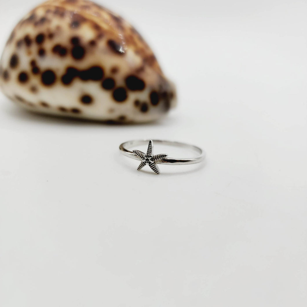 READY TO SHIP Starfish Ring - 925 Sterling Silver FJD$