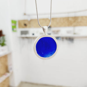 READY TO SHIP Adorn Pacific x Hot Glass Bezel Set Manta Necklace - 925 Sterling Silver l FJD$ - Adorn Pacific - Necklaces