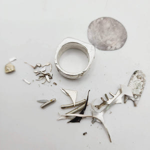 READY TO SHIP - Unisex Signet Ring - 925 Sterling Silver FJD$ - Adorn Pacific - Rings