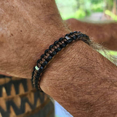 READY TO SHIP Unisex Bracelet with Stainless Steel Details - FJD$ - Adorn Pacific - All Products