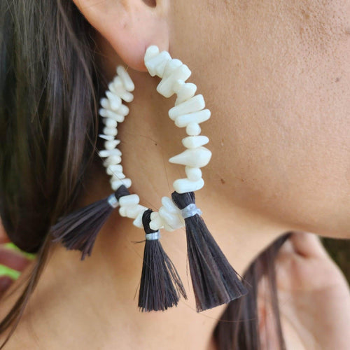 READY TO SHIP Coral & Vau Earrings - 14k Gold Fill FJD$ - Adorn Pacific - Earrings