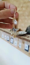 Load and play video in Gallery viewer, CONTACT US TO RECREATE THIS SOLD OUT STYLE Keshi Pearl Waterfall Drop Earrings - 14k Gold Fill FJD$

