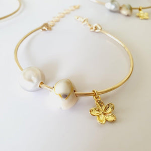 CONTACT US TO RECREATE THIS SOLD OUT STYLE Adjustable Charm Bangle - choose your own - 14k Gold Filled - FJD$ - Adorn Pacific - Bracelets