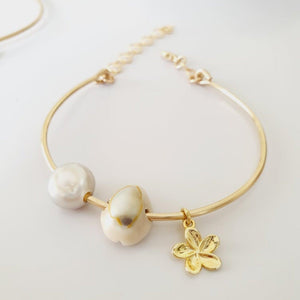 CONTACT US TO RECREATE THIS SOLD OUT STYLE Adjustable Charm Bangle - choose your own - 14k Gold Filled - FJD$ - Adorn Pacific - Bracelets