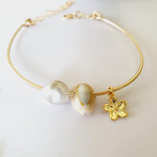 Load image into Gallery viewer, CONTACT US TO RECREATE THIS SOLD OUT STYLE Adjustable Charm Bangle - choose your own - 14k Gold Filled - FJD$ - Adorn Pacific - Bracelets

