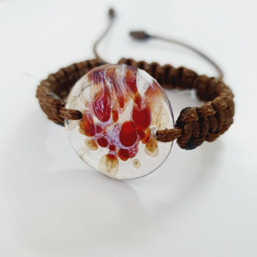 CONTACT US TO RECREATE THIS SOLD OUT STYLE Adorn Pacific x Hot Glass Bracelet - Wax Cord FJD$ - Adorn Pacific - 