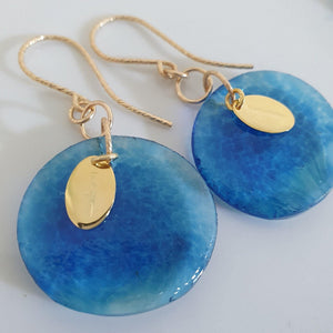 CONTACT US TO RECREATE THIS SOLD OUT STYLE Adorn Pacific x Hot Glass Earrings with textured Gold - FJD$ - Adorn Pacific - Earrings