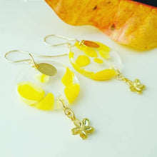 Load image into Gallery viewer, CONTACT US TO RECREATE THIS SOLD OUT STYLE Adorn Pacific x Hot Glass Frangipani Charm Earrings in 14k Gold Filled - FJD$ - Adorn Pacific - Earrings
