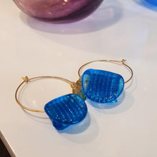 Load image into Gallery viewer, CONTACT US TO RECREATE THIS SOLD OUT STYLE Adorn Pacific x Hot Glass Hoop Earrings - 925 Sterling Silver or 14k Gold Filled - FJD$ - Adorn Pacific - Earrings
