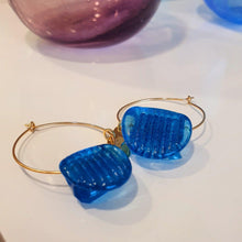 Load image into Gallery viewer, CONTACT US TO RECREATE THIS SOLD OUT STYLE Adorn Pacific x Hot Glass Hoop Earrings - 925 Sterling Silver or 14k Gold Filled - FJD$ - Adorn Pacific - Earrings

