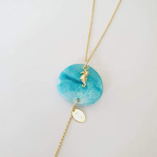 Load image into Gallery viewer, CONTACT US TO RECREATE THIS SOLD OUT STYLE Adorn Pacific x Hot Glass Necklace with Seahorse &amp; Starfish Charm detail- FJD$ - Adorn Pacific - Necklaces
